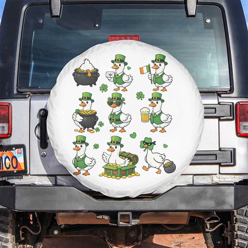 St Patricks Day Goose Crew Irish Celebration Spare Tire Cover