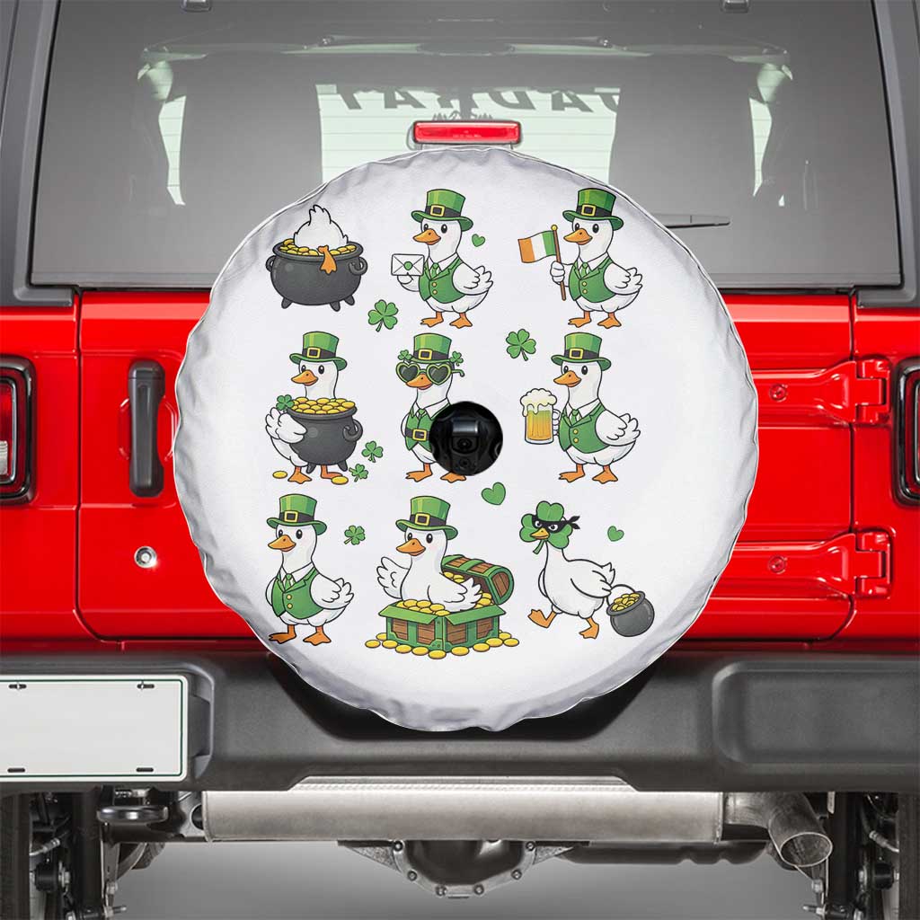 St Patricks Day Goose Crew Irish Celebration Spare Tire Cover