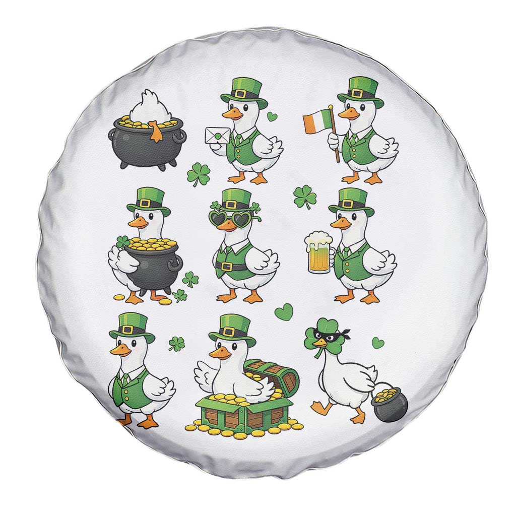 St Patricks Day Goose Crew Irish Celebration Spare Tire Cover