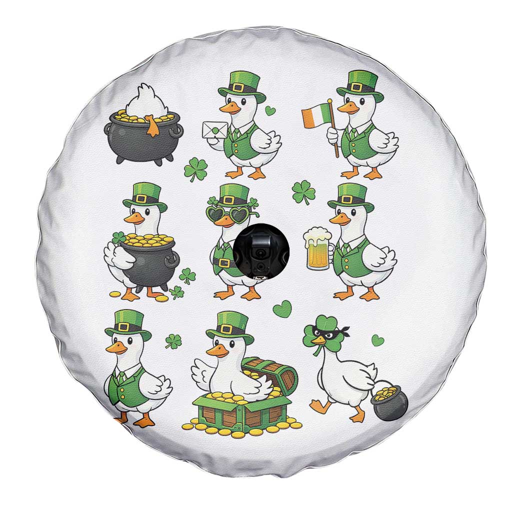St Patricks Day Goose Crew Irish Celebration Spare Tire Cover