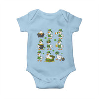 St Patricks Day Goose Crew Irish Celebration Baby Onesie