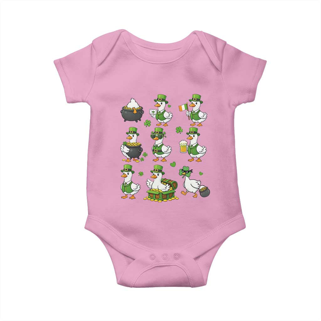 St Patricks Day Goose Crew Irish Celebration Baby Onesie