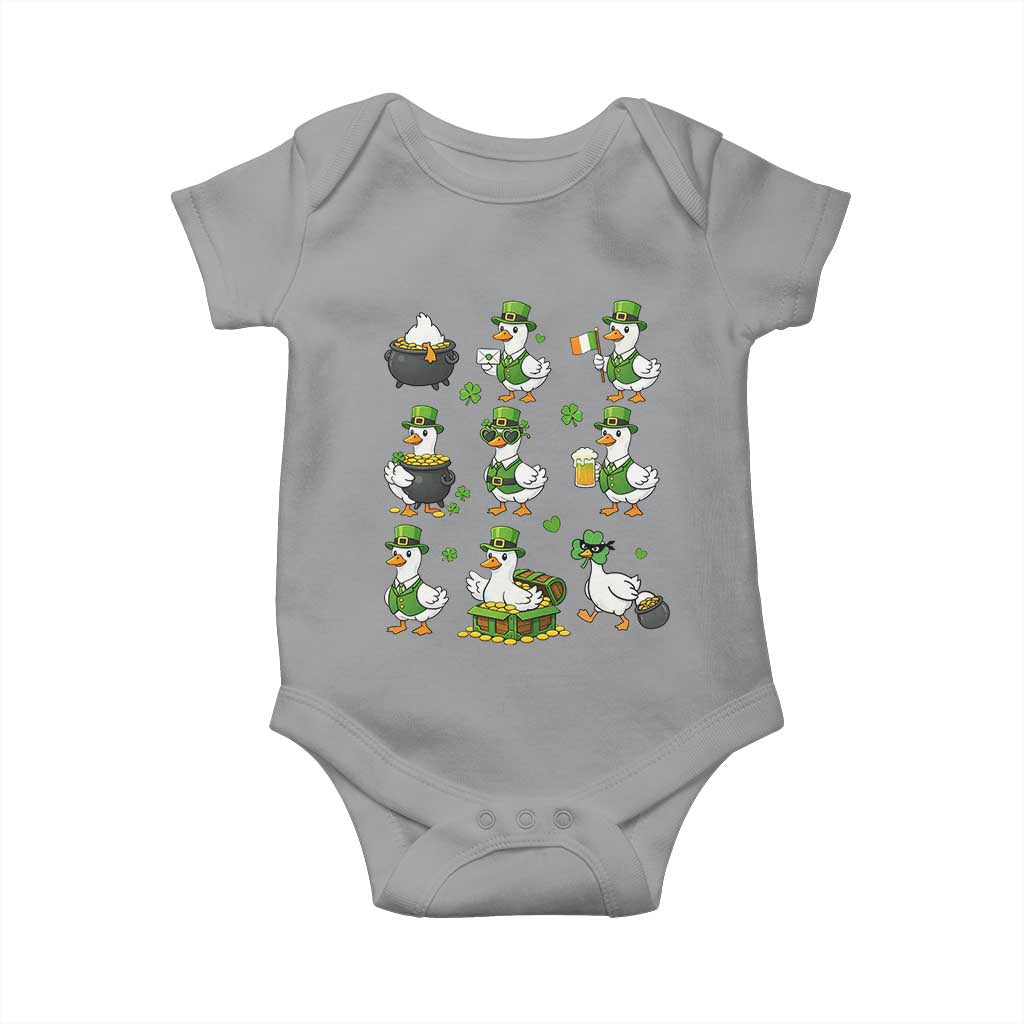 St Patricks Day Goose Crew Irish Celebration Baby Onesie
