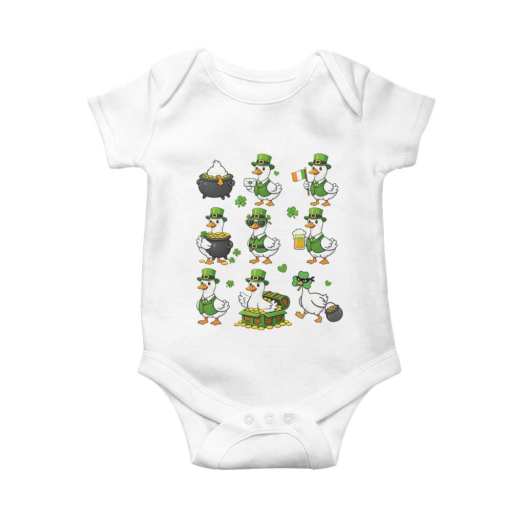 St Patricks Day Goose Crew Irish Celebration Baby Onesie