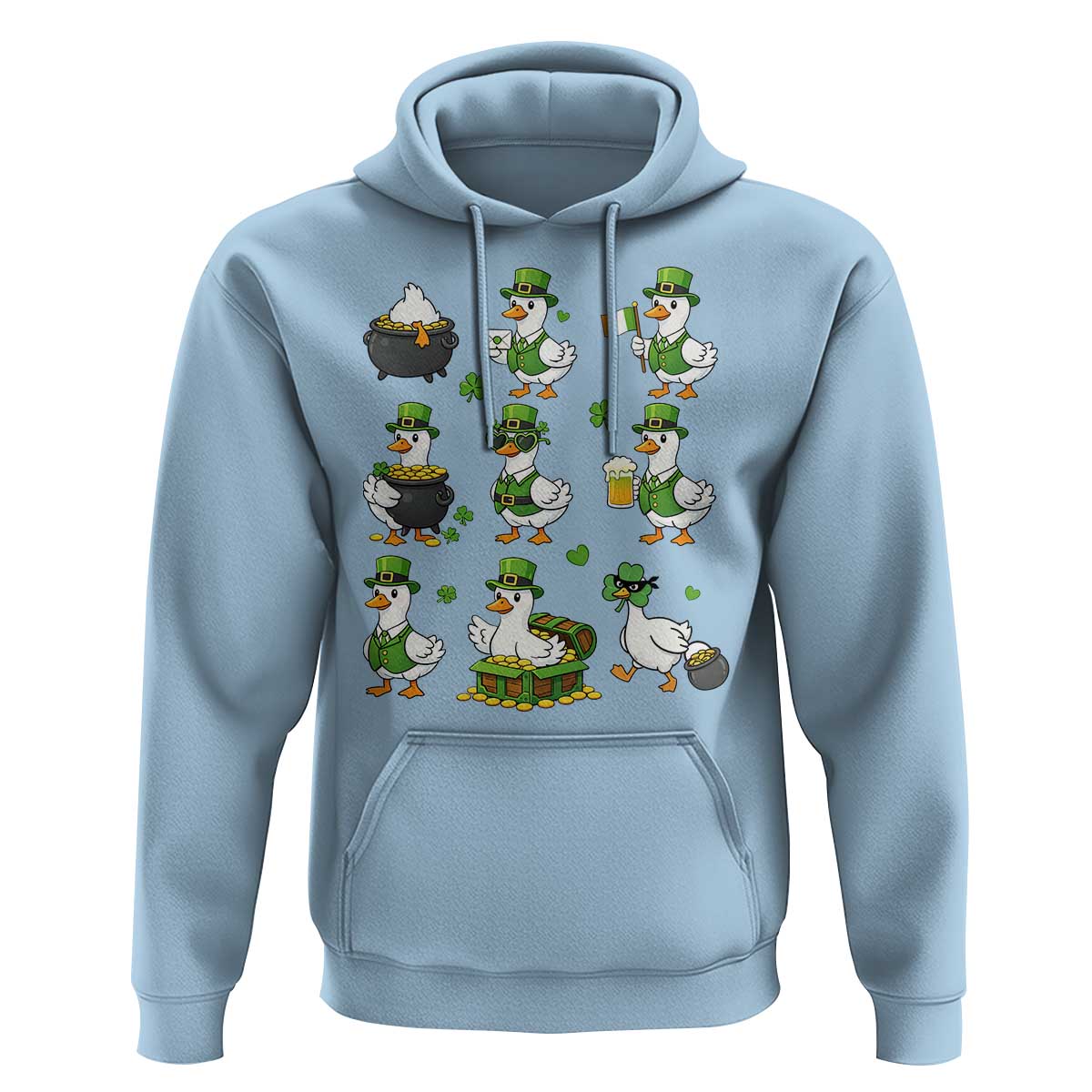 St Patricks Day Goose Crew Irish Celebration Hoodie