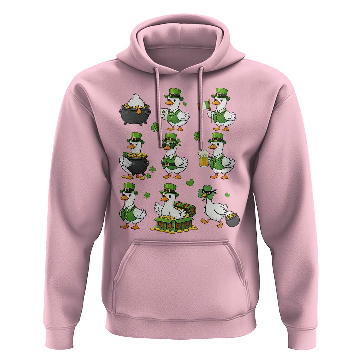 St Patricks Day Goose Crew Irish Celebration Hoodie