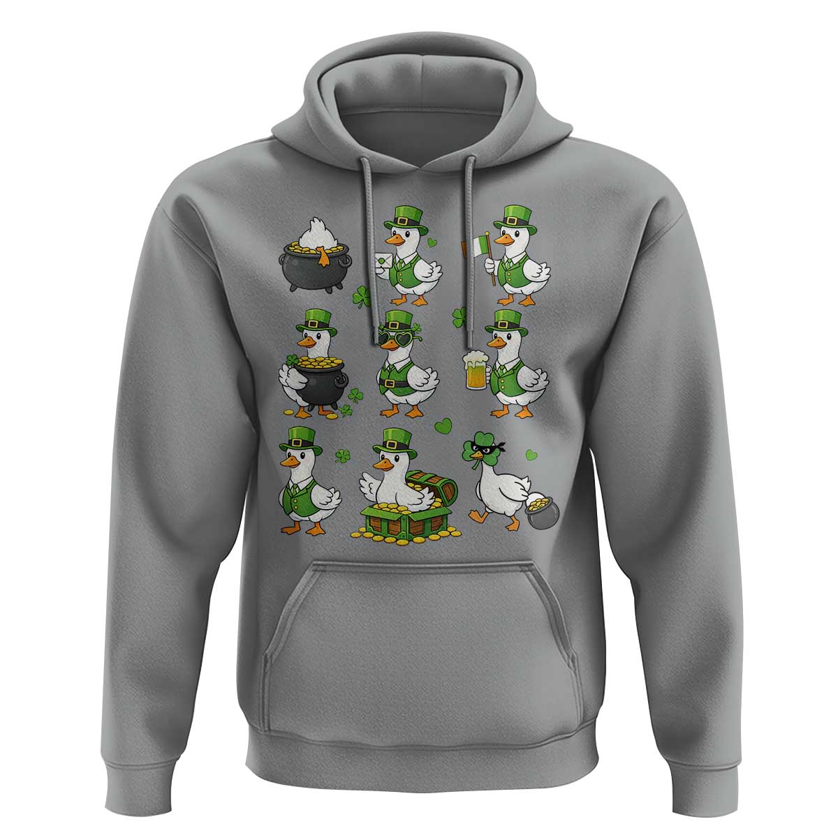 St Patricks Day Goose Crew Irish Celebration Hoodie