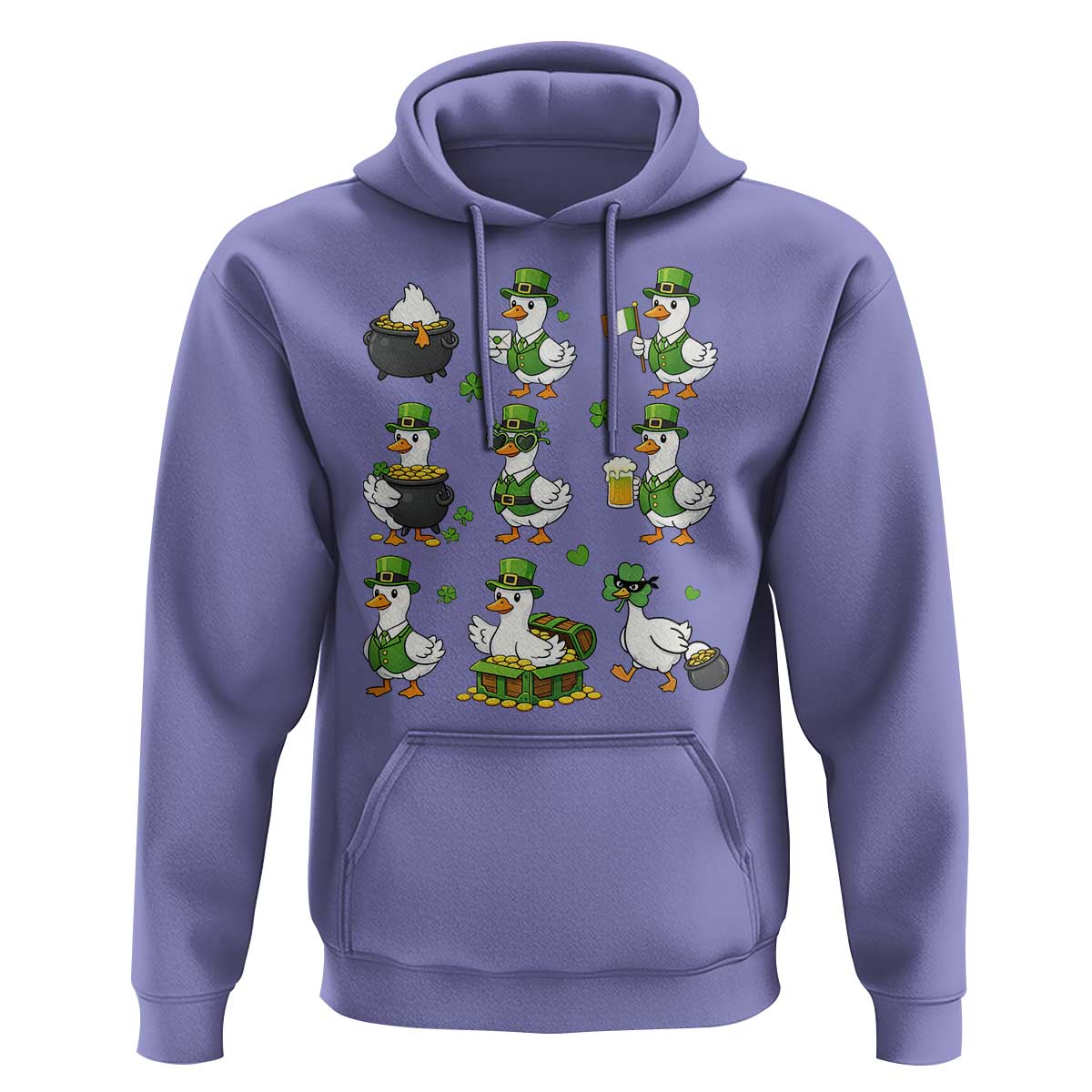 St Patricks Day Goose Crew Irish Celebration Hoodie