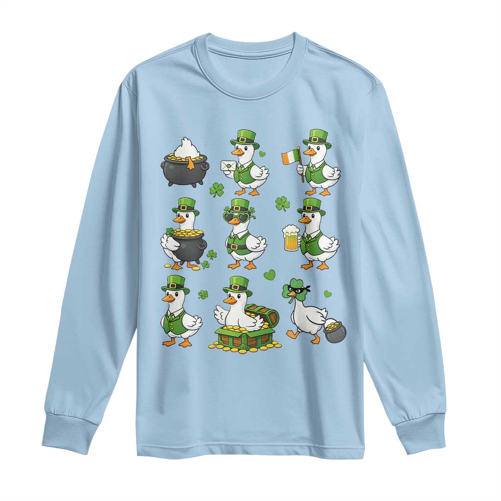 St Patricks Day Goose Crew Irish Celebration Long Sleeve Shirt