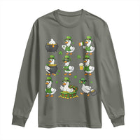 St Patricks Day Goose Crew Irish Celebration Long Sleeve Shirt