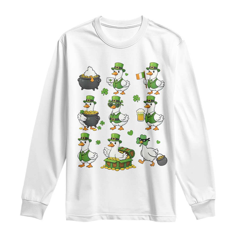 St Patricks Day Goose Crew Irish Celebration Long Sleeve Shirt
