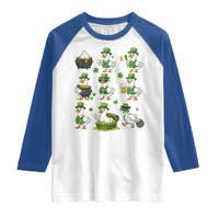 St Patricks Day Goose Crew Irish Celebration Raglan Shirt