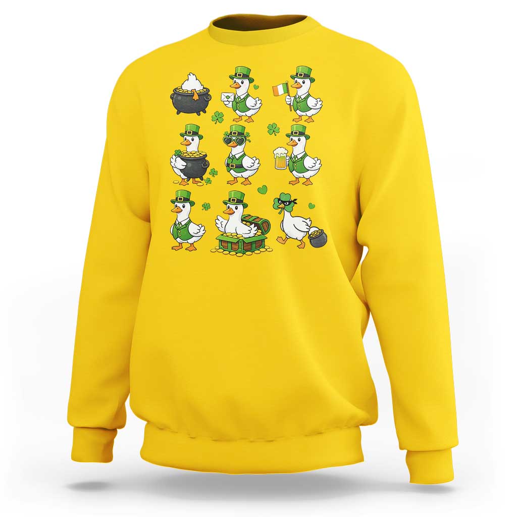 St Patricks Day Goose Crew Irish Celebration Sweatshirt