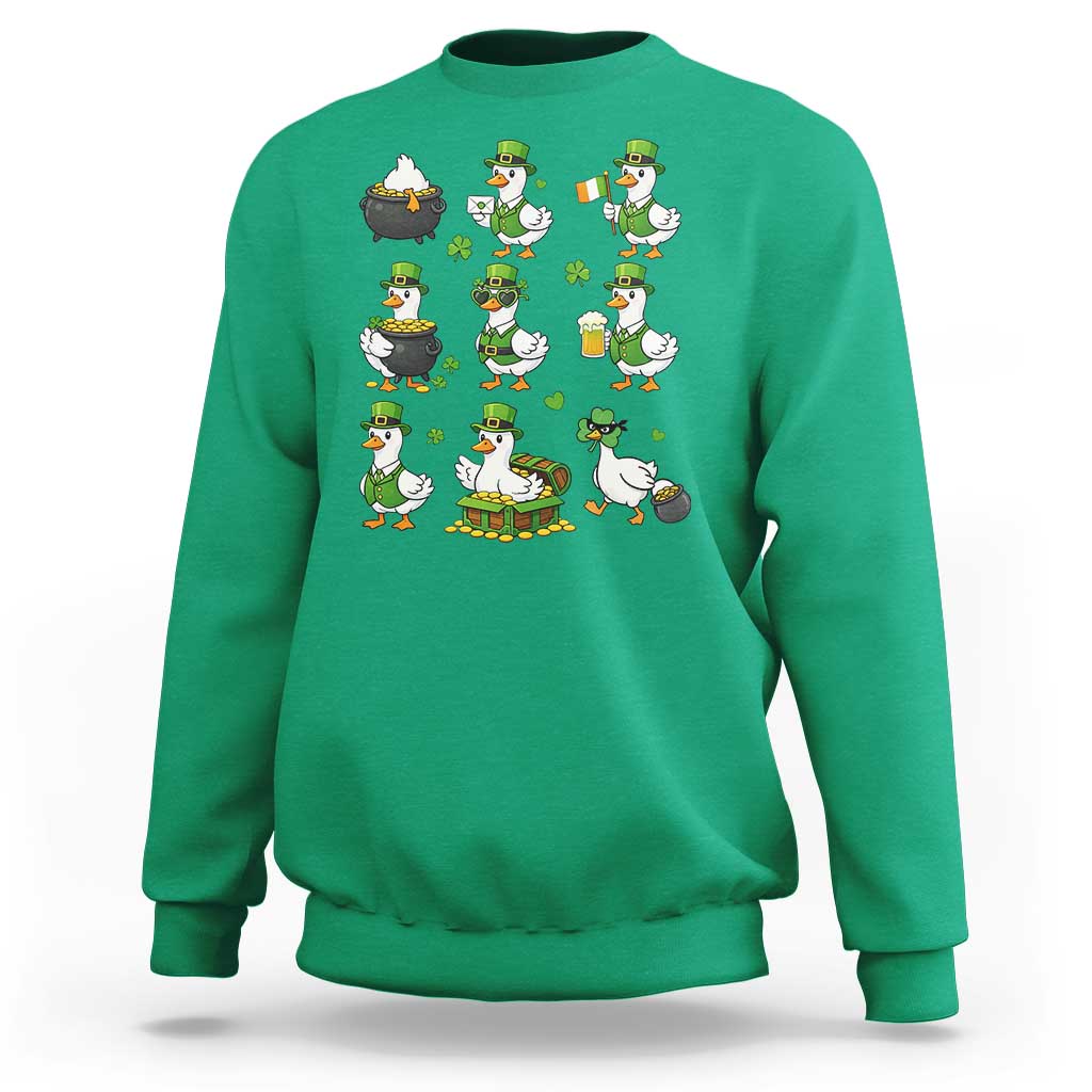 St Patricks Day Goose Crew Irish Celebration Sweatshirt