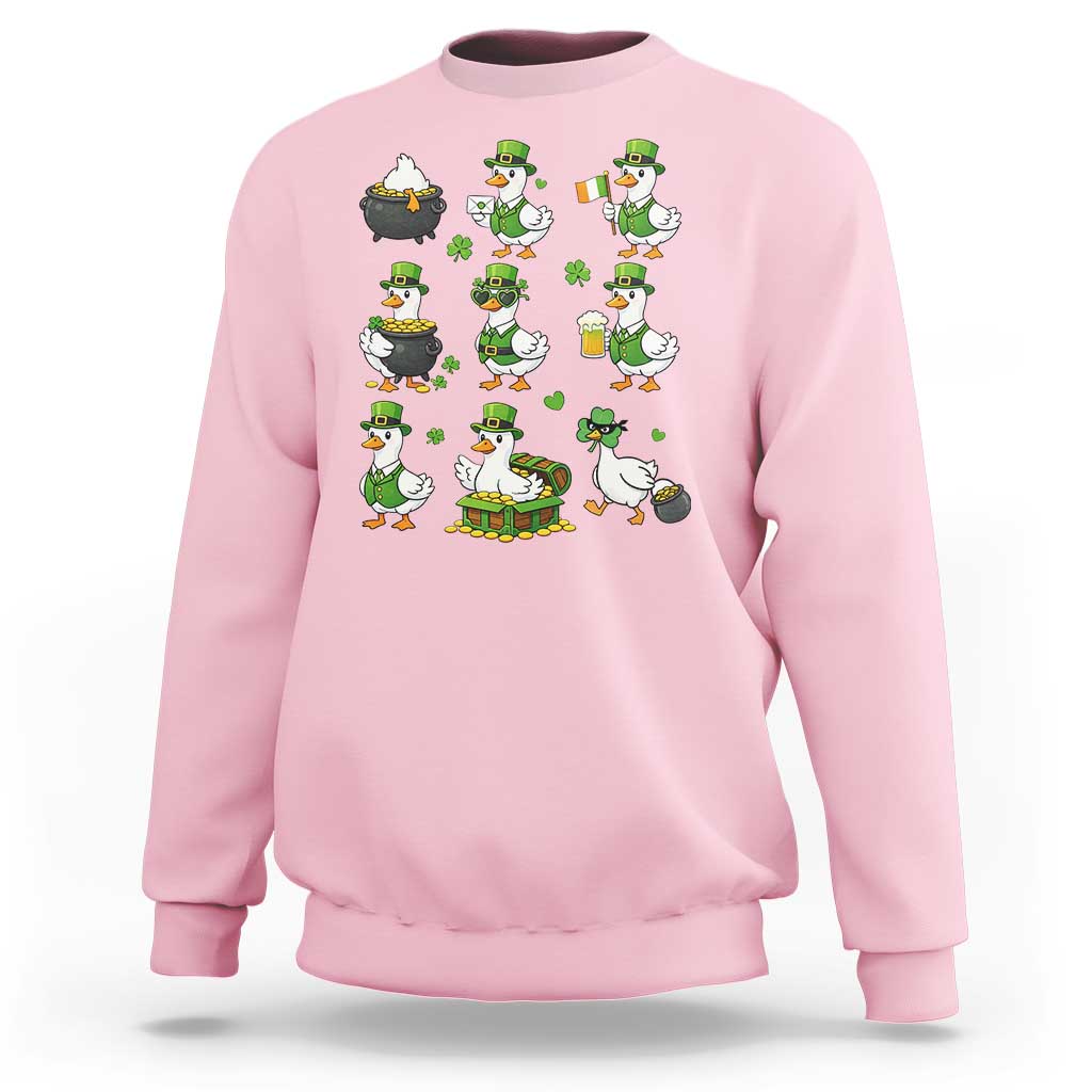 St Patricks Day Goose Crew Irish Celebration Sweatshirt