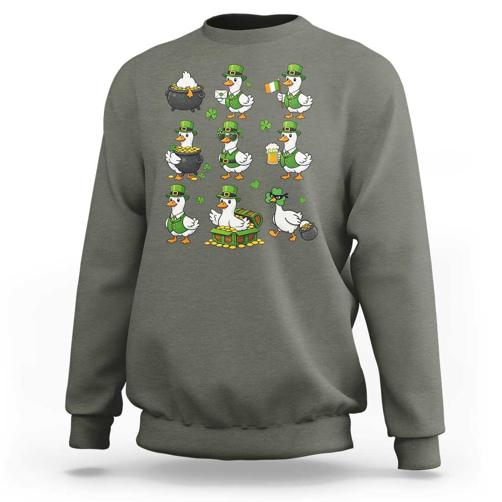 St Patricks Day Goose Crew Irish Celebration Sweatshirt