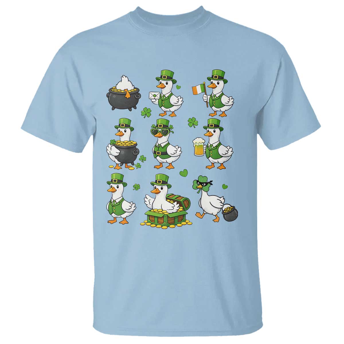 St Patricks Day Goose Crew Irish Celebration T Shirt