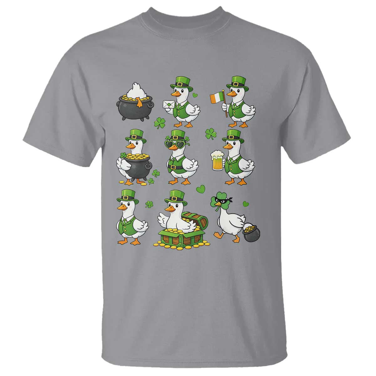 St Patricks Day Goose Crew Irish Celebration T Shirt