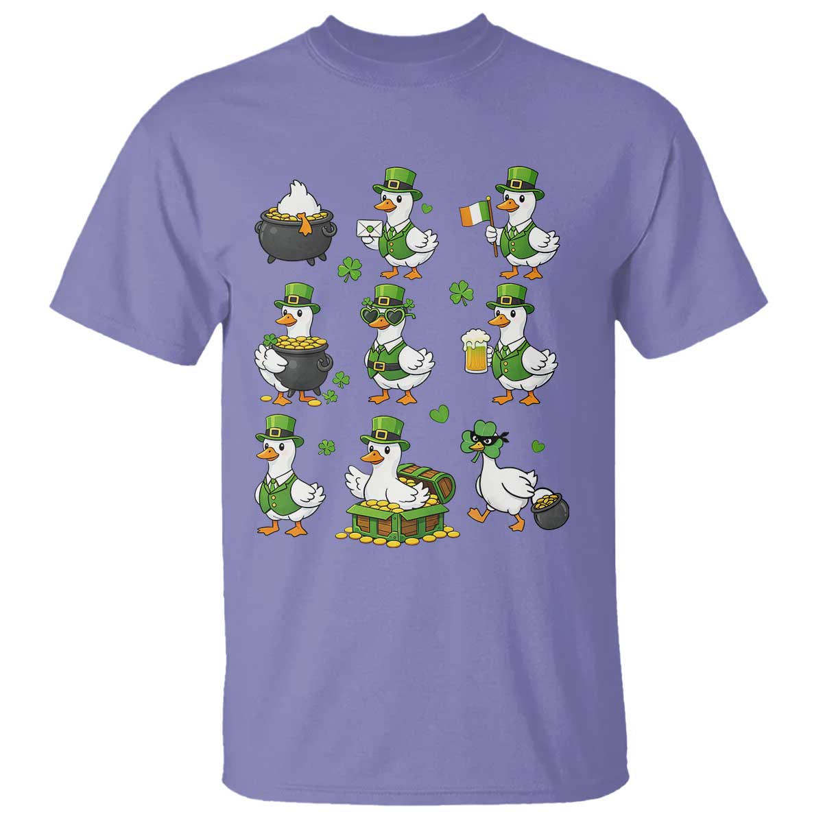 St Patricks Day Goose Crew Irish Celebration T Shirt