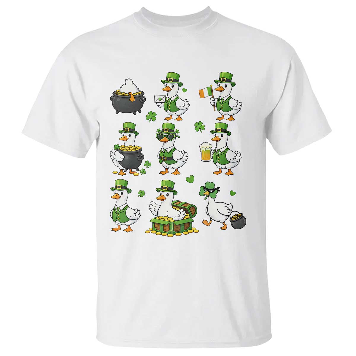 St Patricks Day Goose Crew Irish Celebration T Shirt