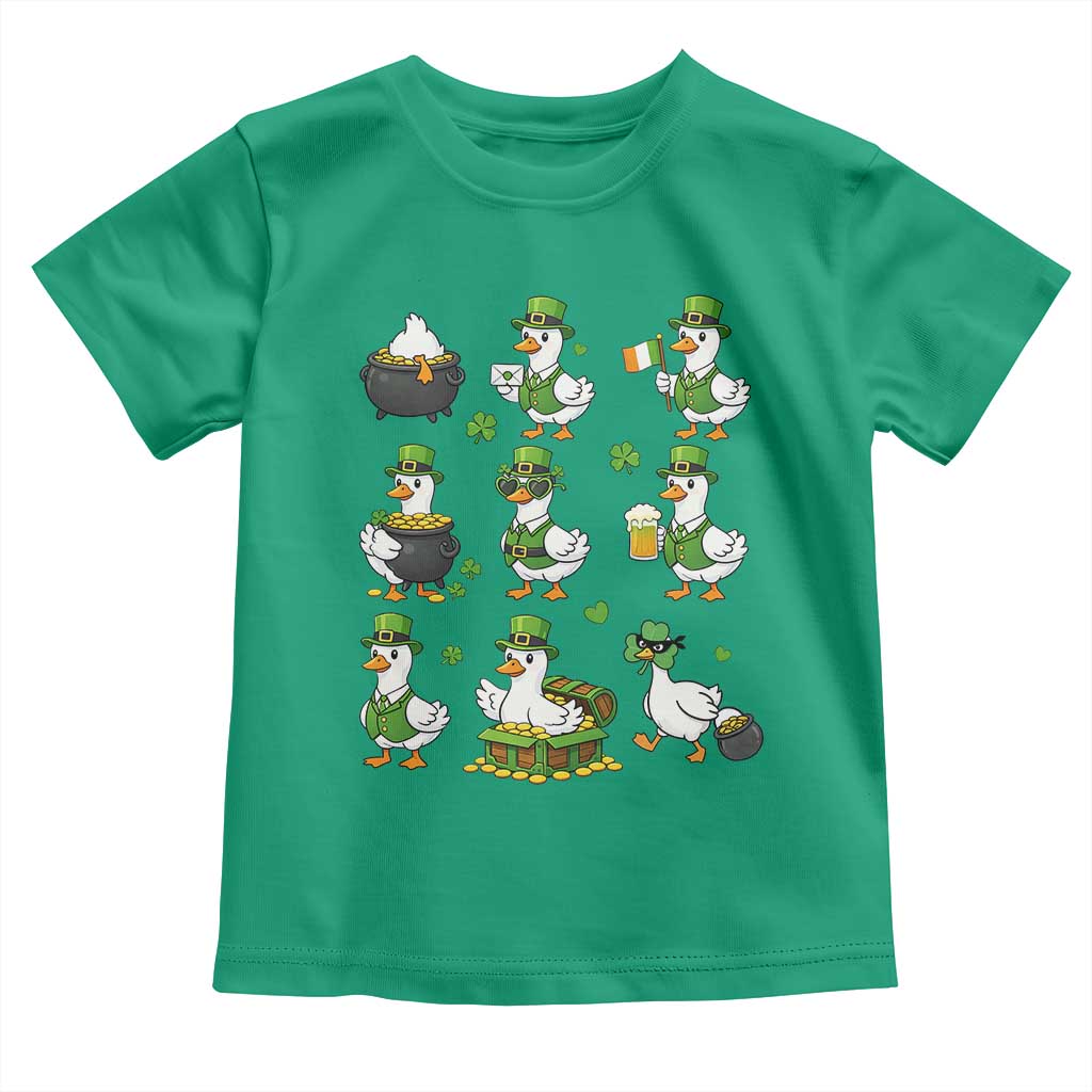 St Patricks Day Goose Crew Irish Celebration Toddler T Shirt