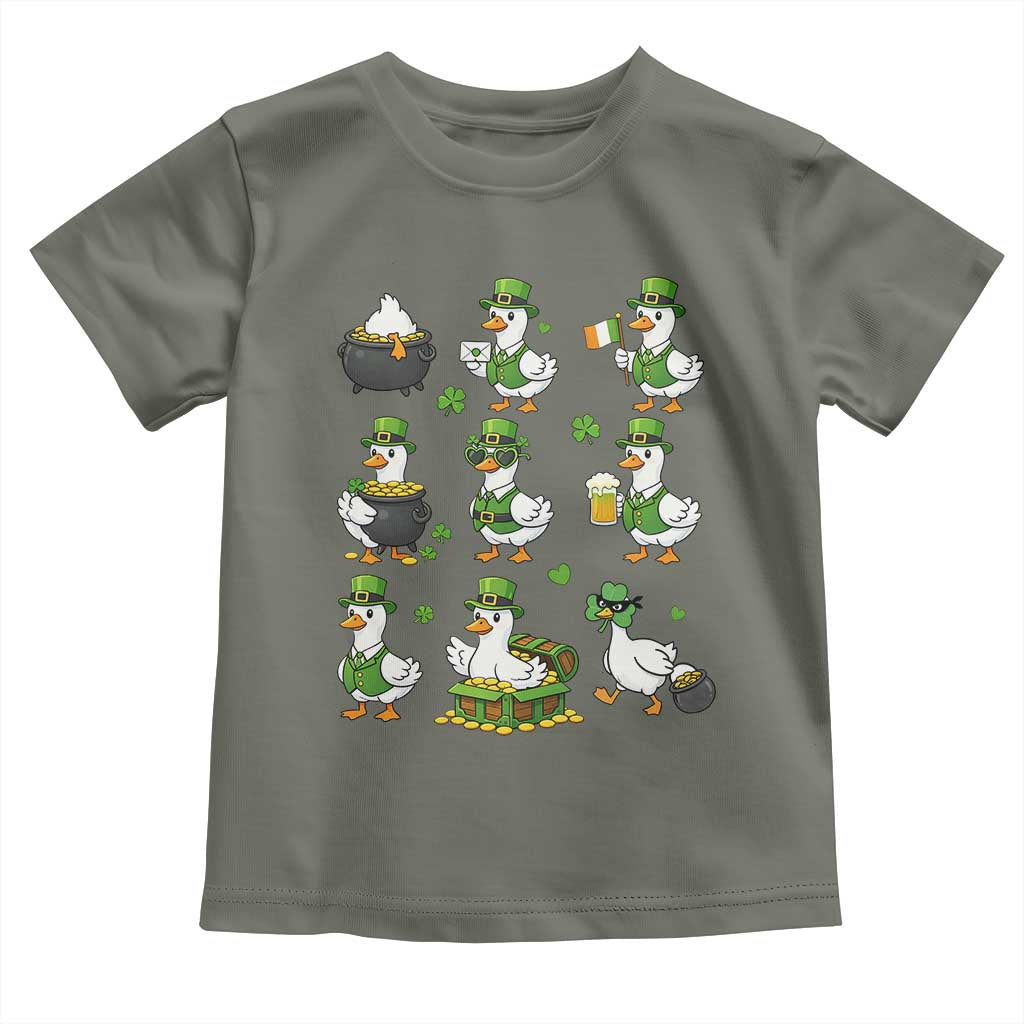 St Patricks Day Goose Crew Irish Celebration Toddler T Shirt