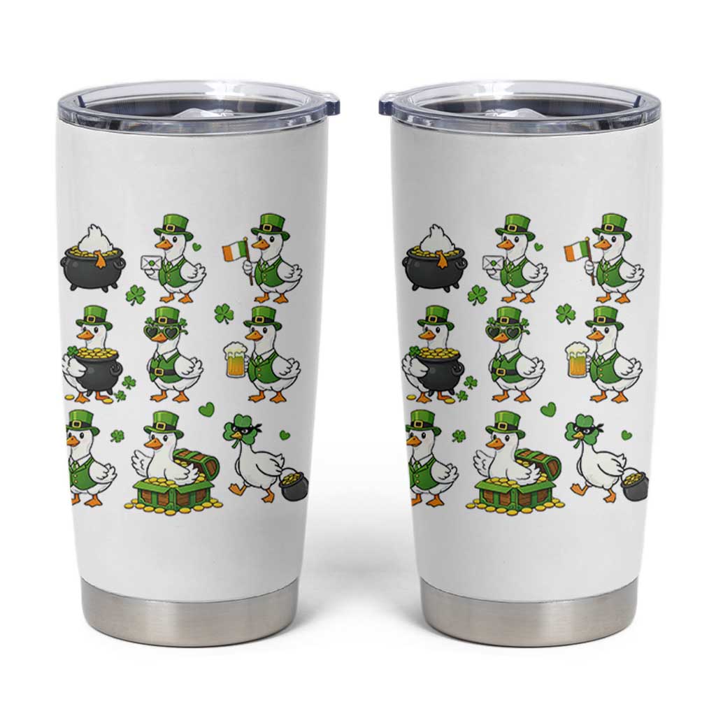 St Patricks Day Goose Crew Irish Celebration Tumbler Cup