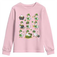 St Patricks Day Goose Crew Irish Celebration Youth Sweatshirt