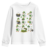 St Patricks Day Goose Crew Irish Celebration Youth Sweatshirt