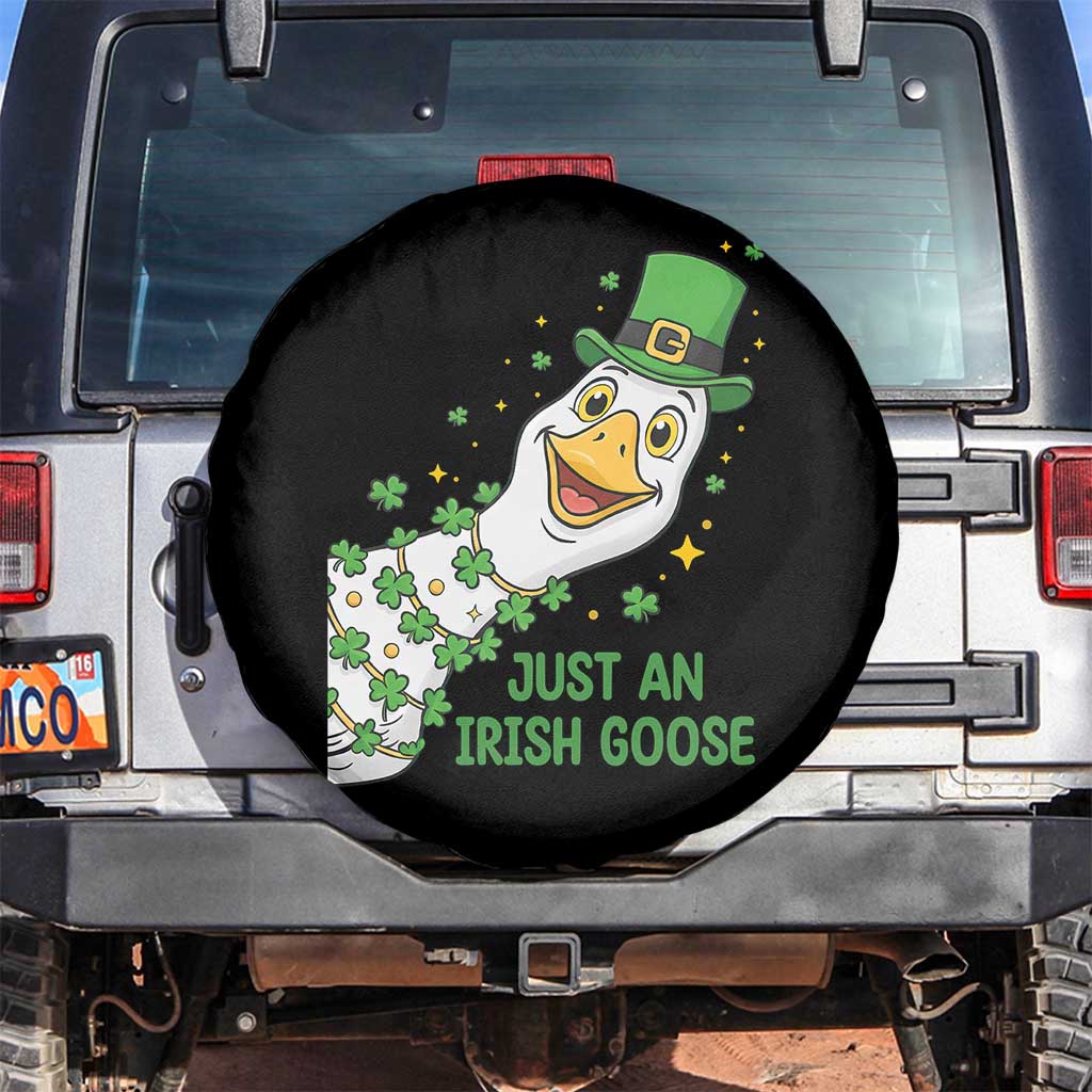 Just An Irish Goose Spare Tire Cover Funny St Patricks Day