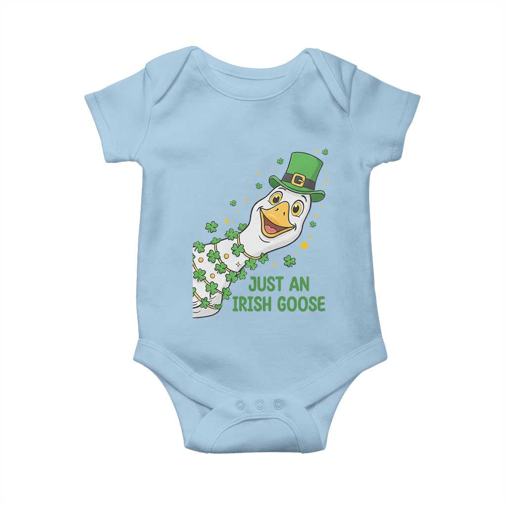 Just An Irish Goose Baby Onesie Funny St Patricks Day