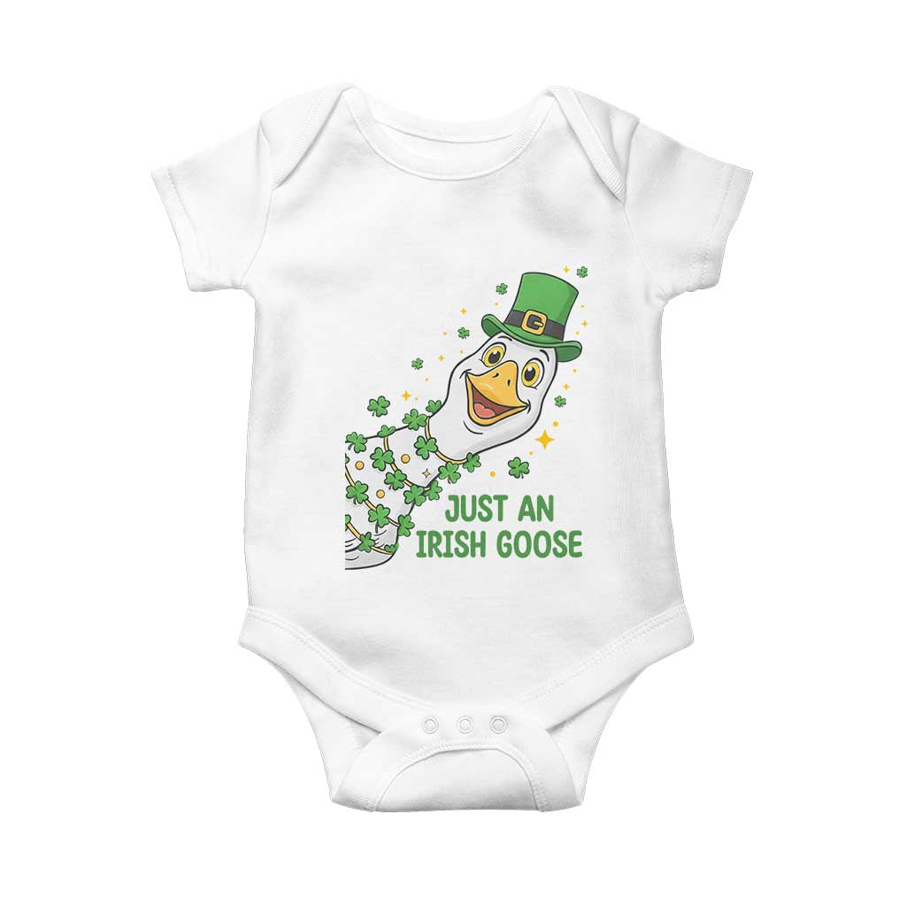 Just An Irish Goose Baby Onesie Funny St Patricks Day