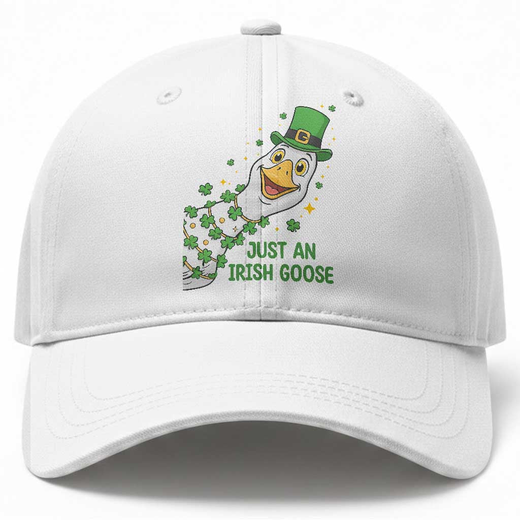 Just An Irish Goose Baseball Cap Funny St Patricks Day