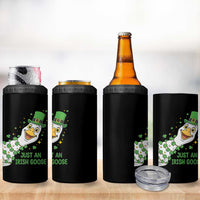 Just An Irish Goose 4 in 1 Can Cooler Tumbler Funny St Patricks Day
