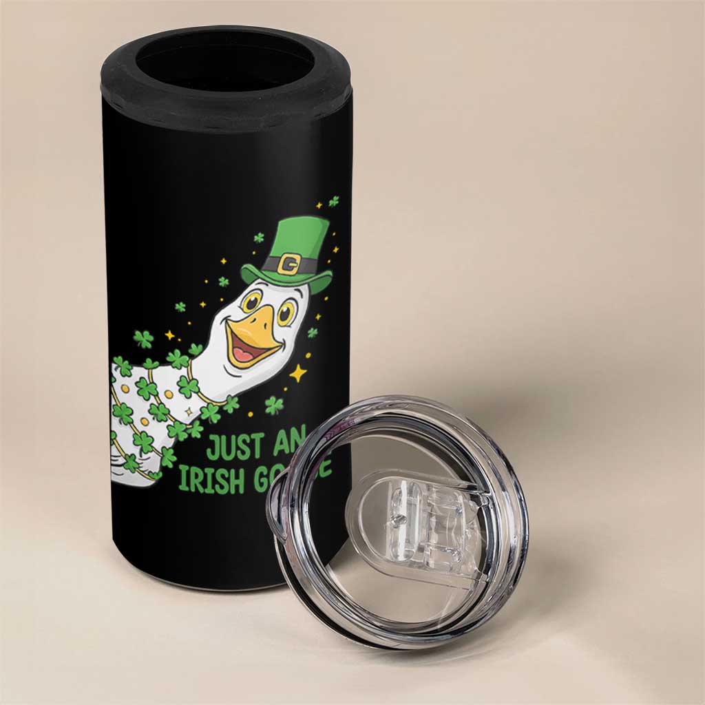 Just An Irish Goose 4 in 1 Can Cooler Tumbler Funny St Patricks Day
