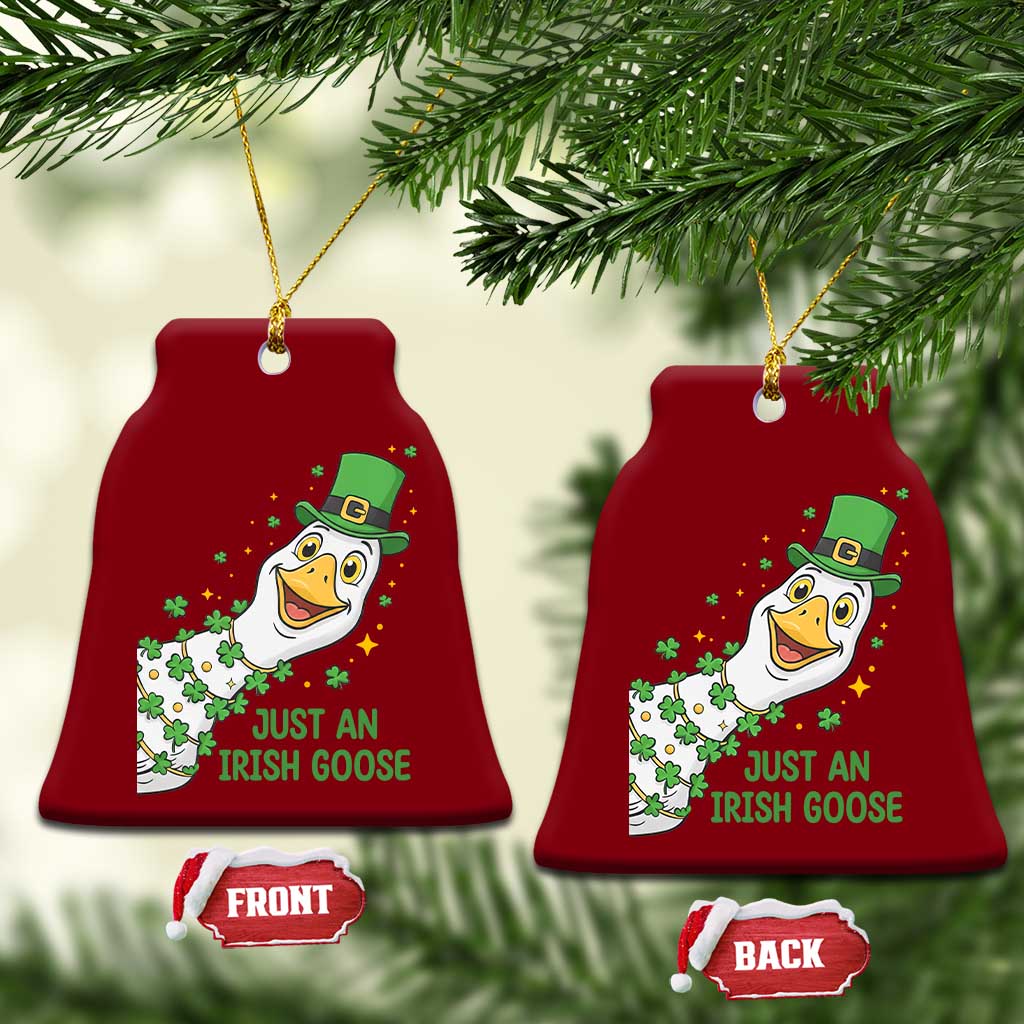 Just An Irish Goose Ceramic Ornament Funny St Patricks Day