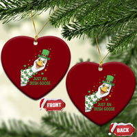 Just An Irish Goose Ceramic Ornament Funny St Patricks Day