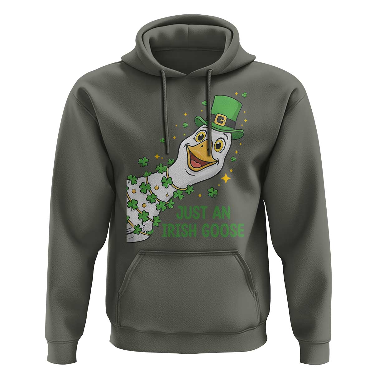 Just An Irish Goose Hoodie Funny St Patricks Day
