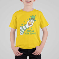 Just An Irish Goose T Shirt For Kid Funny St Patricks Day