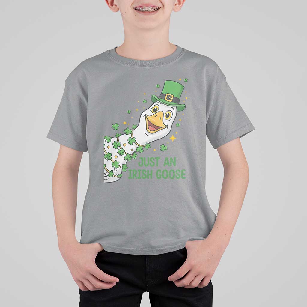 Just An Irish Goose T Shirt For Kid Funny St Patricks Day