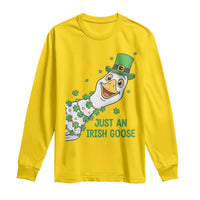 Just An Irish Goose Long Sleeve Shirt Funny St Patricks Day