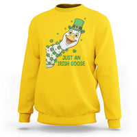Just An Irish Goose Sweatshirt Funny St Patricks Day