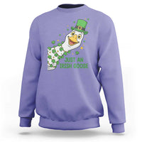 Just An Irish Goose Sweatshirt Funny St Patricks Day