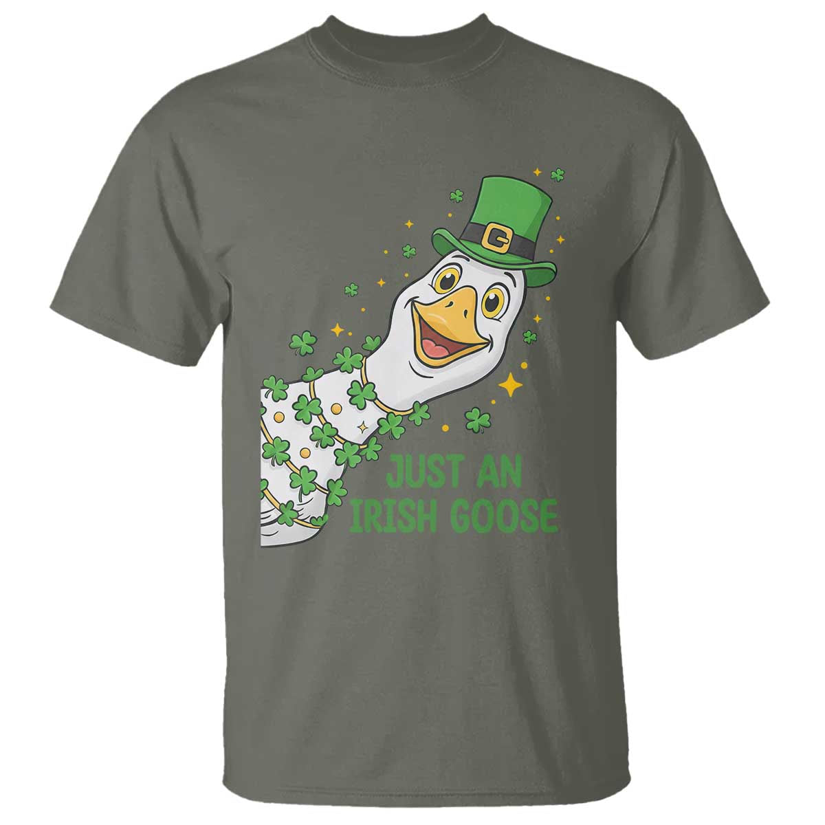 Just An Irish Goose T Shirt Funny St Patricks Day
