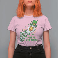 Just An Irish Goose T Shirt For Women Funny St Patricks Day