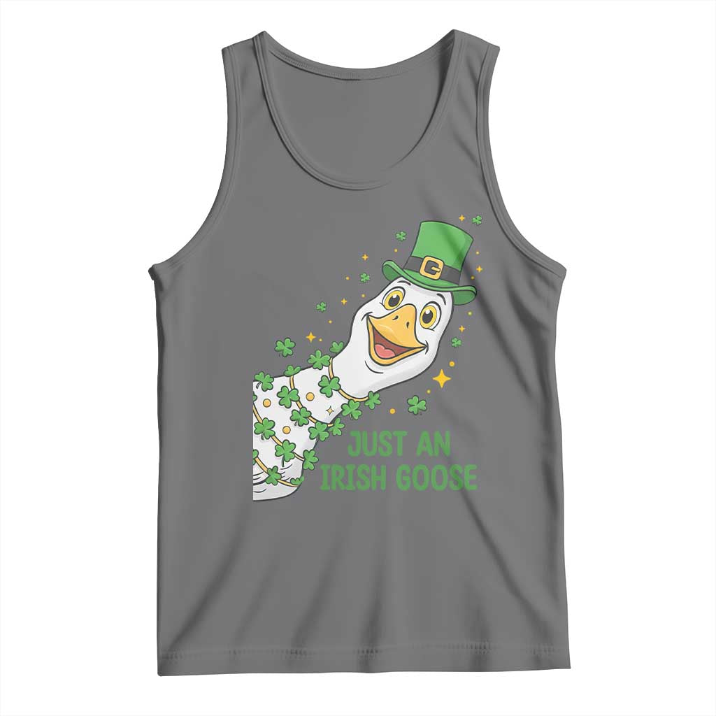 Just An Irish Goose Tank Top Funny St Patricks Day