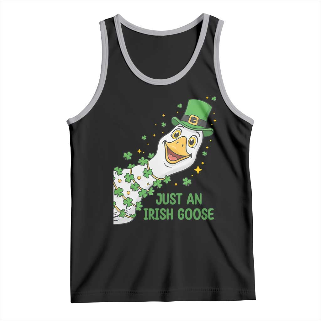 Just An Irish Goose Tank Top Funny St Patricks Day