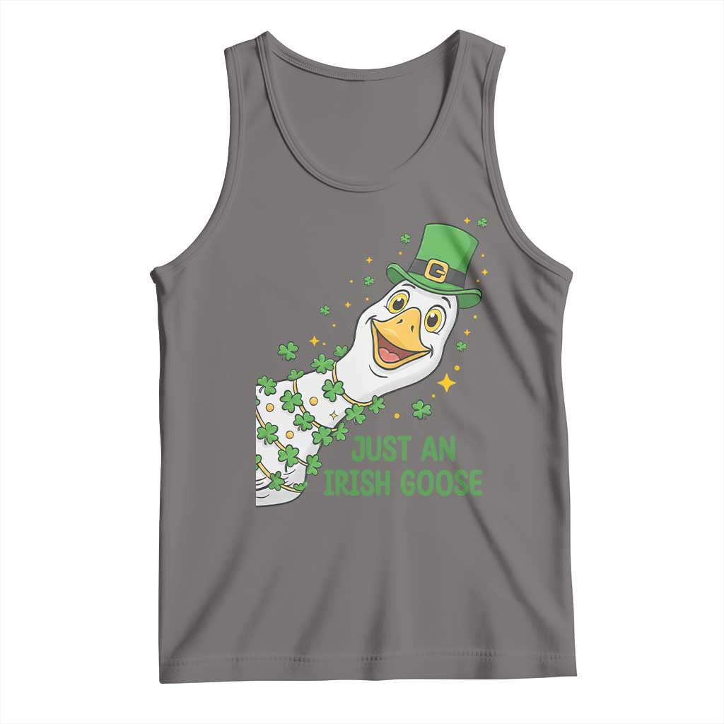 Just An Irish Goose Tank Top Funny St Patricks Day