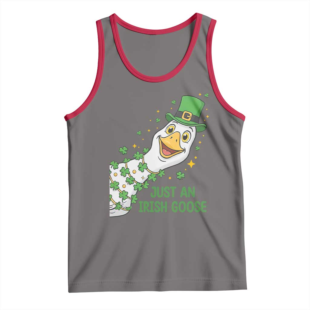 Just An Irish Goose Tank Top Funny St Patricks Day