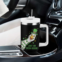 Just An Irish Goose Tumbler With Handle Funny St Patricks Day
